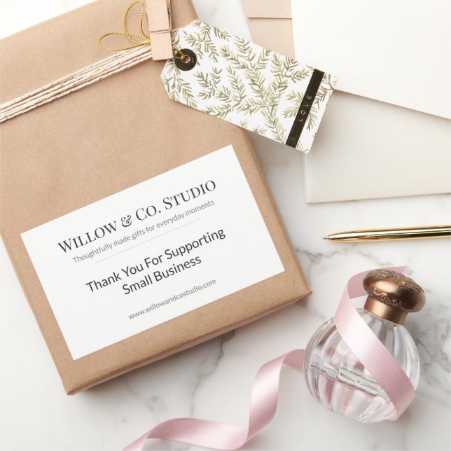 Minimal Small Business Sticker (Gifting)