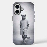 Minimal Snow Leopard Streetwear Illustration
