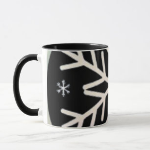 Minimal Snowflake Icon –  Winter Holiday design  Mug