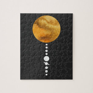 Minimal Solar System Jigsaw Puzzle