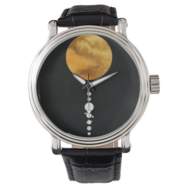 Minimal Solar System Watch (Front)