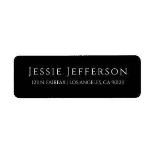 Minimal Sophisticated Black Return Address