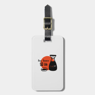 Minimal Soy Sauce Japan Travel Luggage Tag