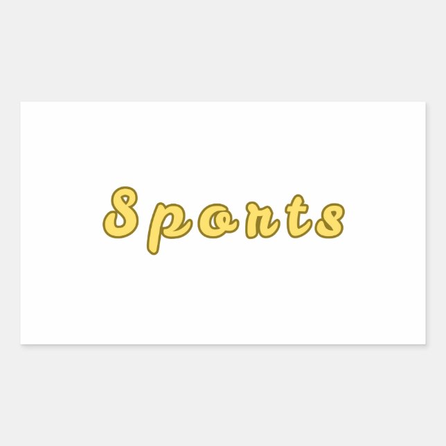 Minimal Sports Mode Sticker (Front)
