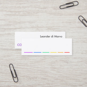 Minimal Statement Business Card