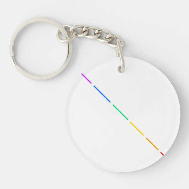 Minimal Statement Keychain (Front)