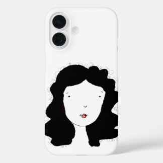 Minimal Style Portrait iPhone 16 Case