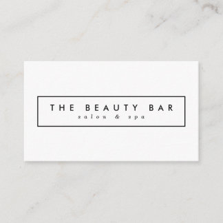 Minimal Stylish Appointment Business Cards