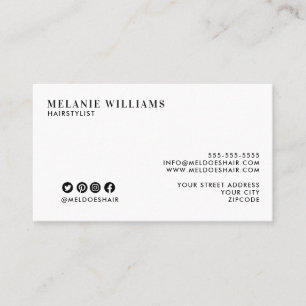 Minimal Stylish Business Card Design
