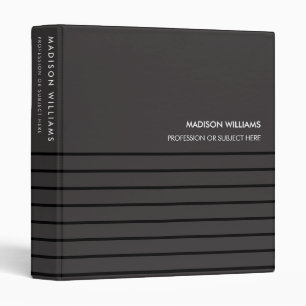 Minimal Stylish Trendy Modern 3 Ring Binder