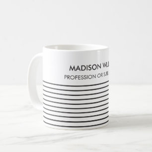 Minimal Stylish Trendy Modern Coffee Mug