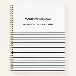 Minimal Stylish Trendy Modern Notebook