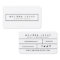 Minimal Stylish White Business Cards