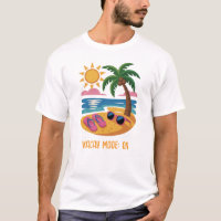 Minimal Summer Beach Scene – Customizable