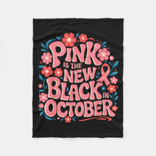 Minimal Support Breast Cancer Awareness Pink Fleece Blanket
