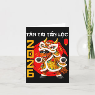 Minimal Tet 2026 Vietnamese New Year Card