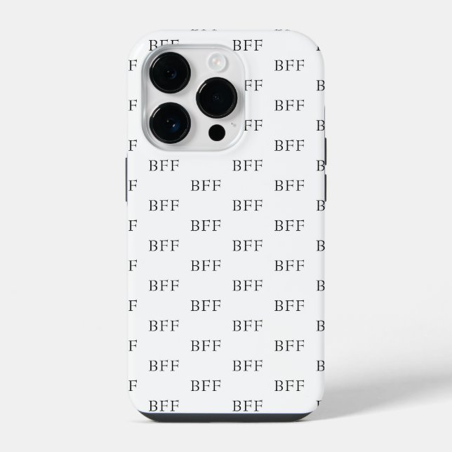 Minimal Text Custom Iphone 14 Case (Back)