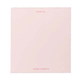 Minimal Thank You Notepad