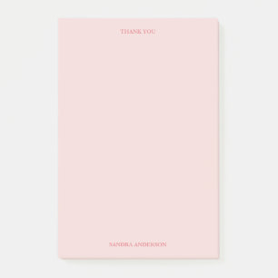Minimal Thank You Post-it Notes