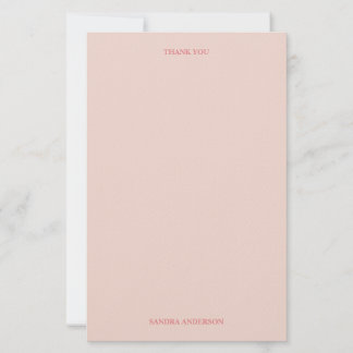 Minimal Thank You Stationery