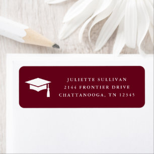 Minimal Type Graduation Return Address