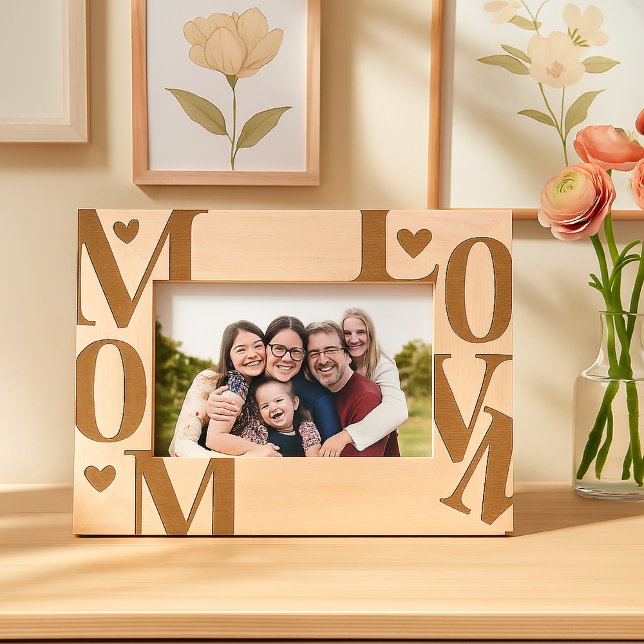 Minimal Typographic Mom Love Elegent   Etched Frames (Creator Uploaded)