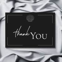 Minimal Typography Black & White Seashell Wedding