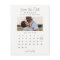 Minimal Typography Calendar Photo Wedding