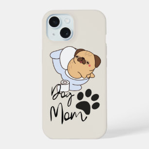 Minimal Typography Funny Phone Case dog mom