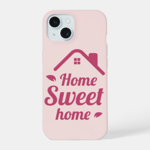 Minimal Typography Minimal Phone Case   home sweet