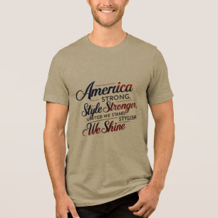 Minimal USA Pride Tee – America Strong, Style Stro