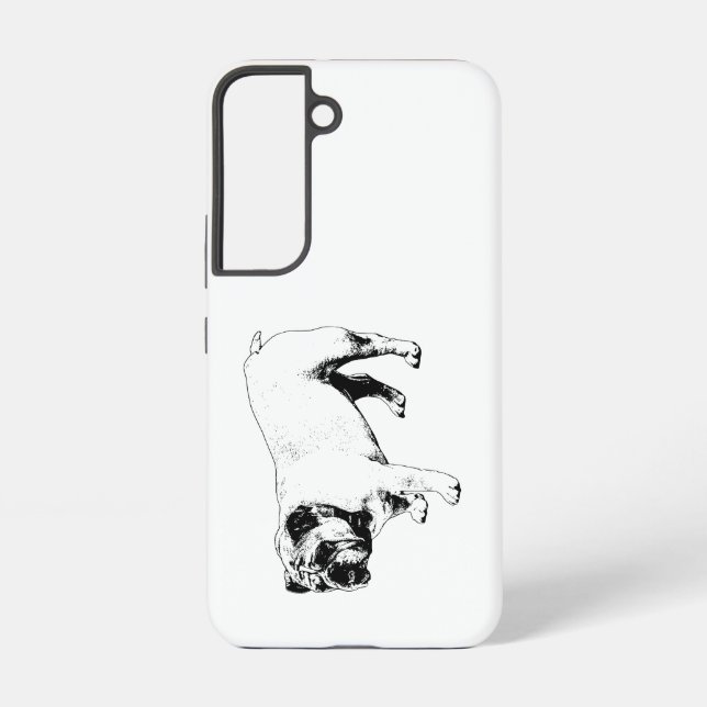Minimal Vector Stand Samsung Galaxy S22 Case (Back)