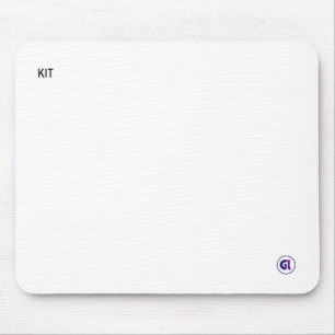 Minimal white mouse pads & desk mats