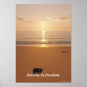 Minimal Winter Calm Poster – Neutral Wall Art