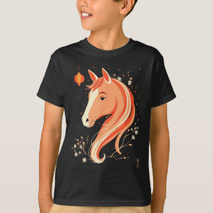 Minimal Year Horse 2026 Chinese New T-Shirt
