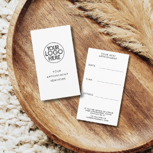 Minimal Your Appointment Reminder Logo Vertical