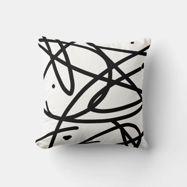 Minimalism Abstract Art Pattern Pillow Cushion (Front)