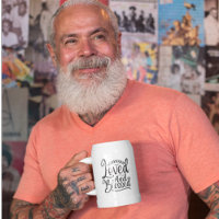 Minimalism Black White Loved and Blessed