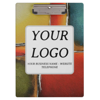 Minimalism Colour Blocking Business Promotional Clipboard