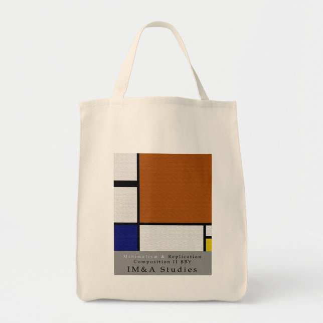 Minimalism Replication Comp II BBY GroceryTote Tote Bag (Front)