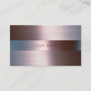 Minimalism Silver Burgunde Metallic Grey Vip Business Card