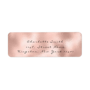 Minimalisme Rose rose maigre Blush RSVP élégant