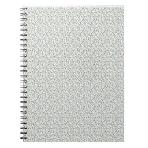 Minimalist 1940s Eucalyptus Slate Blue Sprig Notebook