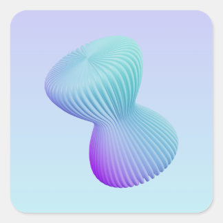 Minimalist_1 Square Sticker