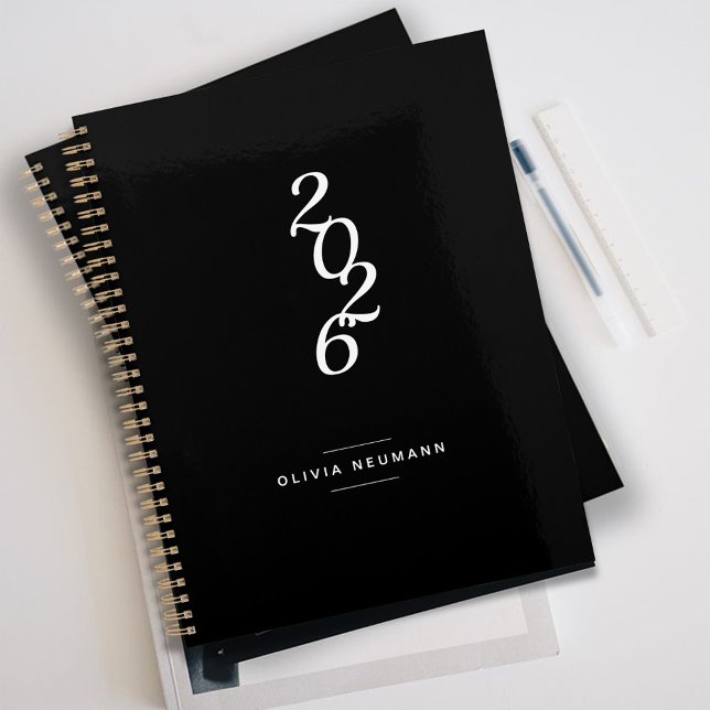 Minimalist 2022 Black and White Weekly | Monthly P Planner (Creator Uploaded)