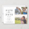 Minimalist 3 Photo Collage Save the Date