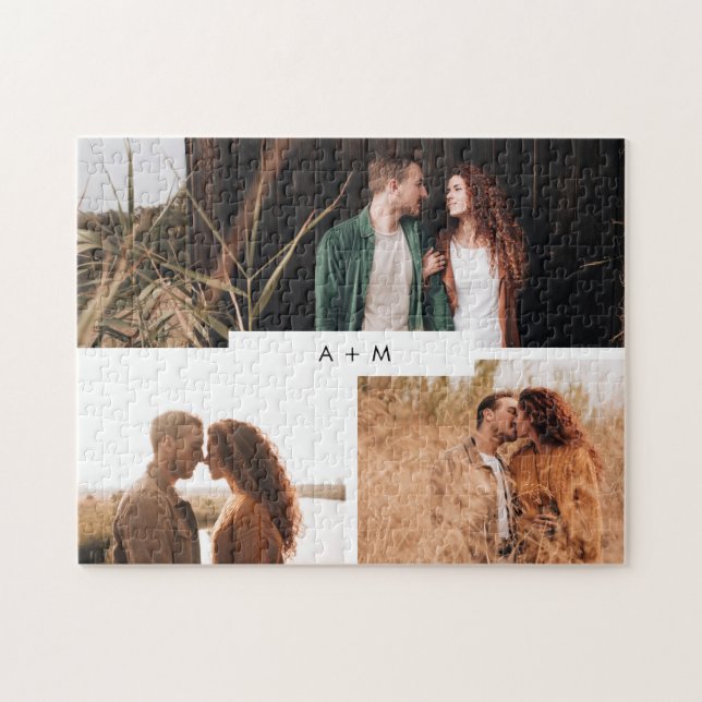 Minimalist 3 Photo Gallery Jigsaw Puzzle (Horizontal)
