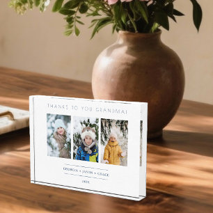 Minimalist 3 Photos Collage Keepsake for Family