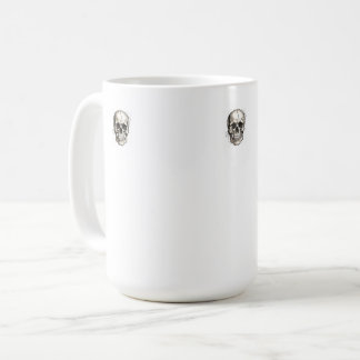 Minimalist 3 Skull Mug Memento Mori