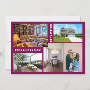 Minimalist 5 Photos We Have Moved Announcement